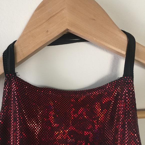 BlackMilk SHATTERED RUBY REVERSIBLE STRAPS DRESS M - Picture 4 of 4